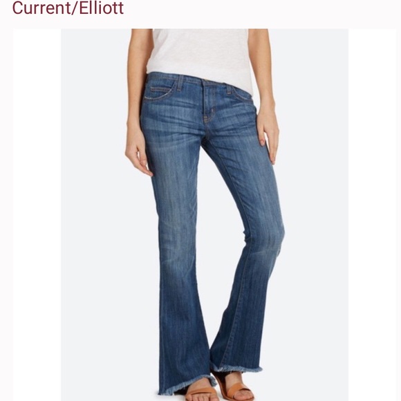 Current/Elliott Denim - Current Elliott flip flop jeans